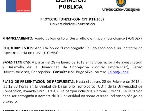Aviso de Licitación Pública